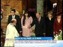 Sofia, nepoata preşedintelui, a fost botezată