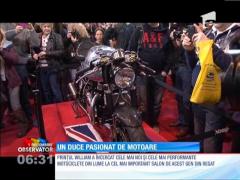 Prinţul William a încercat cele mai noi motocilete din lume