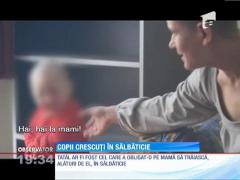 Caz inuman! Copii crescuţi în pădure, în mijlocul iernii