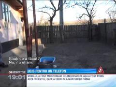 Un adolescent din Iaşi şi-a omorât amicul pentru un telefon