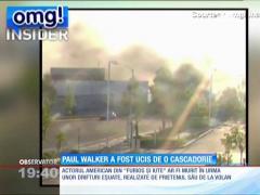 Paul Walker a fost ucis de o cascadorie