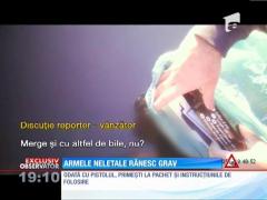 În România, oricine îşi poate cumpăra o armă care răneşte grav