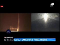 Firma privata americana SpaceX a lansat cu succes un satelit de comunicaţii
