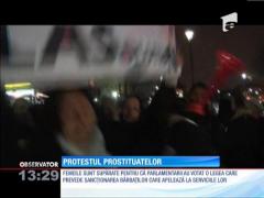 Protest al prostituatelor în Paris