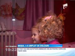 Moş Nicolae a umplut cu daruri ghetele copiilor cuminţi