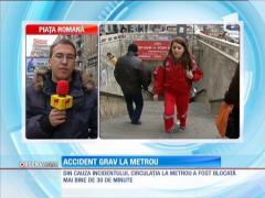 Accident grav la metrou