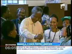 Nelson Mandela a fost închis 27 de ani după ce a luptat pentru drepturile omului