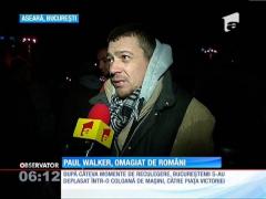 Mii de români l-au omagiat pe Paul Walker