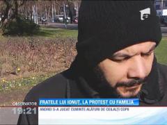 Fratele lui Ionuţ Anghel a participat la primul lui protest împotriva cîinilor vagabonzi