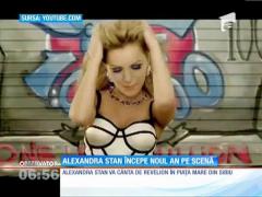 Alexandra Stan începe noul an pe scenă