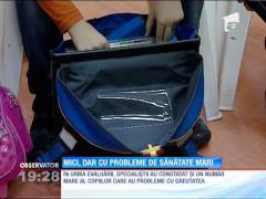 Ghiozdanele pot dăuna grav sănătăţii