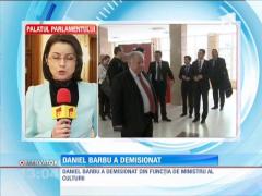 Ministrul culturii, Daniel Barbu, şi-a dat demisia