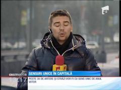 Din 2014, peste 30 de artere și străzi vor fi cu sens unic