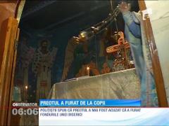 Preot acuzat că a furat bani de la 8 copii abandonaţi