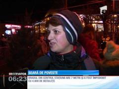 Magia sărbătorilor de iarnă a cuprins staţiunea Sinaia