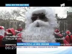 A fost depistat! Moş Crăciun călare pe cămilă, în SUA