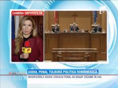 Modificările aduse Codului Penal tulbură politica românească