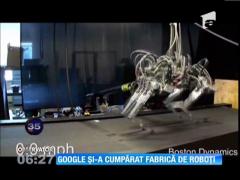 Google a cumpărat o firmă celebră pentru prototipurile sale de roboţi