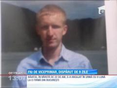 Fiul unui viceprimar din Mehedinţi, dispărut de 9 zile