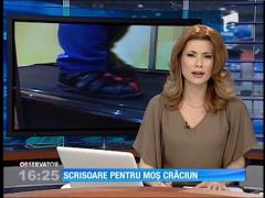 Eolina a scris, cu fruntea, o scrisoare către Moş Crăciun!