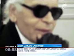 DIETA renumitului designer Karl Lagerfeld. La ce alimente a renunţat