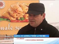 Fabrica de sarmale din Harghita lucrează pentru străinătate