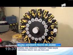 Un tânăr din Deva a făcut o maşină adevărată din jucării!