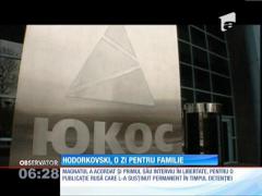 Fostul magnat Mihail Hodorkovski şi-a petrecut prima zi de libertate cu familia
