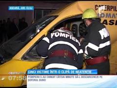 5 victime într-o clipă de neatenţie