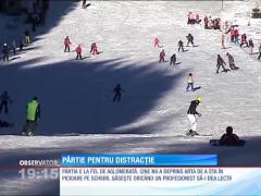 Cum se distrează românii pe pârtiile de la munte