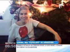 De Crăciun, Corina a dat muzica dance şi R&B pe muzica populară şi colinde