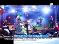 De revelion, artiştii noştri câştigă dublu!