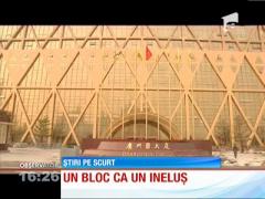 China șochează cu o nouă creație arhitecturală! Un bloc ca o GOGOAȘĂ