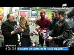 Pregătiri pentru 2014! A plouat cu confetti în Times Square