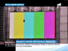 Ultimele pregătiri pentru spectacolul de Anul Nou