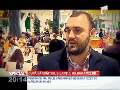 SPECIAL! După sărbători, bilanțul kilogramelor