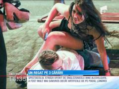 De revelion, englezoaicele au golit toate sticlele de alcool