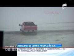 Revelion sub domnia frigului in SUA