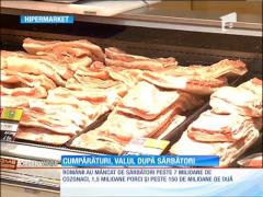 De sărbători, hypermarketurile au vândut de milioane