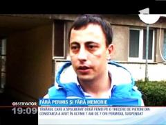 A avut permisul suspendat de 7 ori, în 7 ani. Băutura l-a transformat în criminal