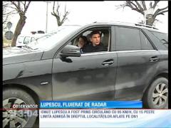 Ionuţ Lupescu, amendat de Poliţia Rutieră. Cu cât circula în localitate