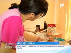 Primul copil venit pe lume în 2014 în Capitală e un băieţel