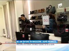 Magazinele au afișat primele promoții