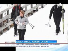 Angela Merkel s-a accidentat grav la schi