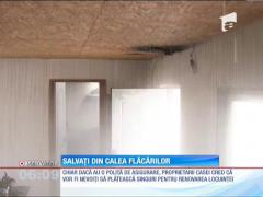 O familie din Constanţa a fost la un pas să ardă în casă