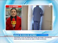 Un bătrân a fost atacat cu un cuţit în staţia de autobuz