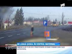Prostituata şi fetiţa ei, internate într-un centru maternal
