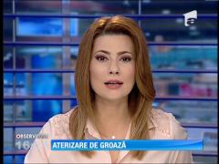 Aterizare cu măştile de oxigen pe Aeroportul Henri Coanda