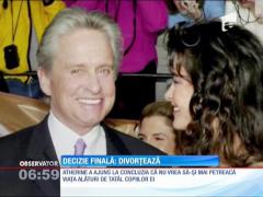 Catherine Zeta-Jones şi Michael Douglas divorţează!