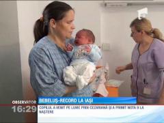Bebeluş de saşe kilograme, în Iaşi!